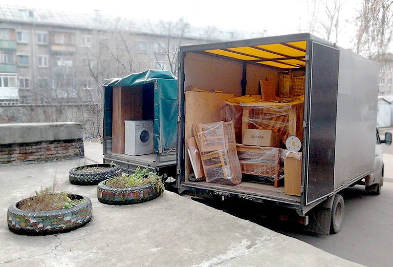 Грузовое такси для перевозки мебели догрузом из Малых Вяземы в Новомосковск