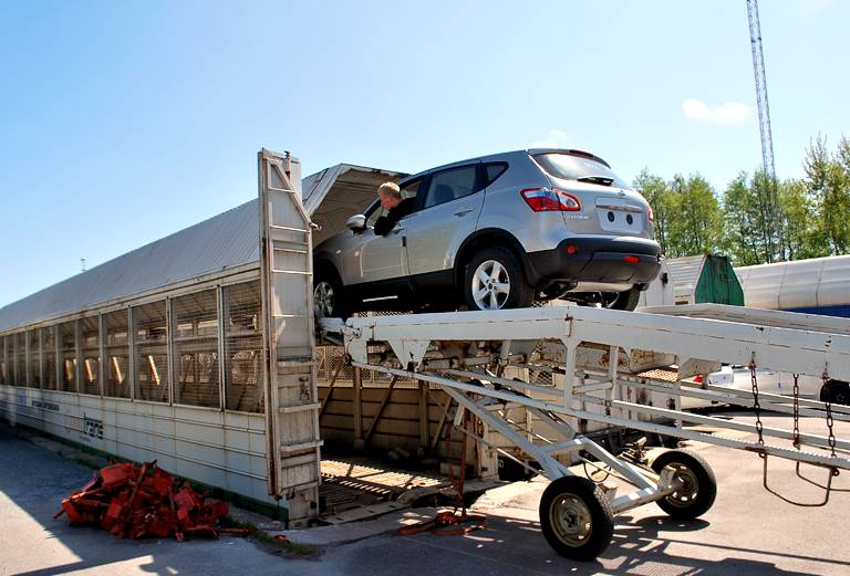Стоимость транспортировки жд сеткой автомобиля из Владивостока в Санкт-Петербург